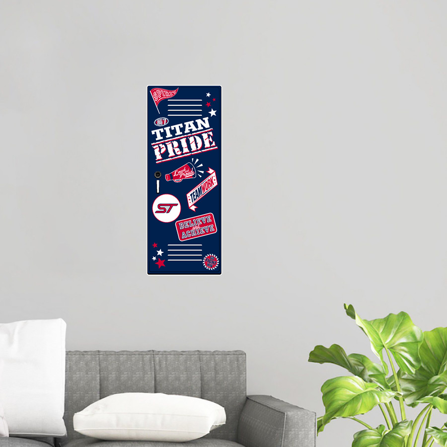 Tesoro Titans Wall Decal - Locker