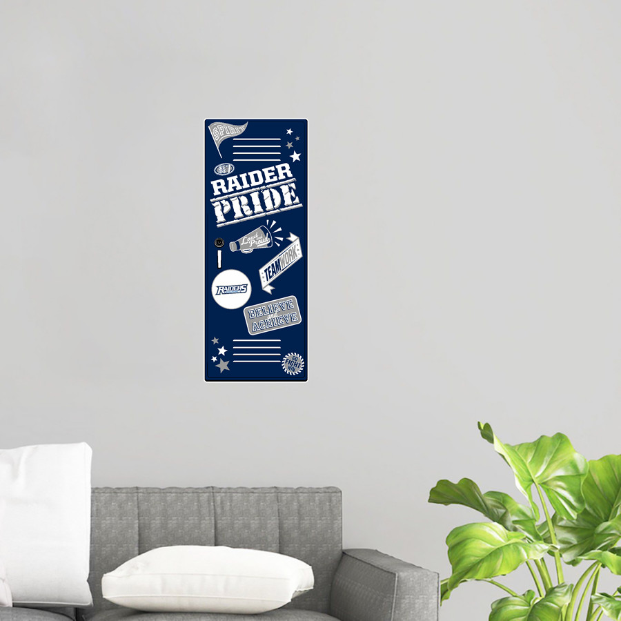 Rivier University Official Store of the Raiders Wall Decal - Locker