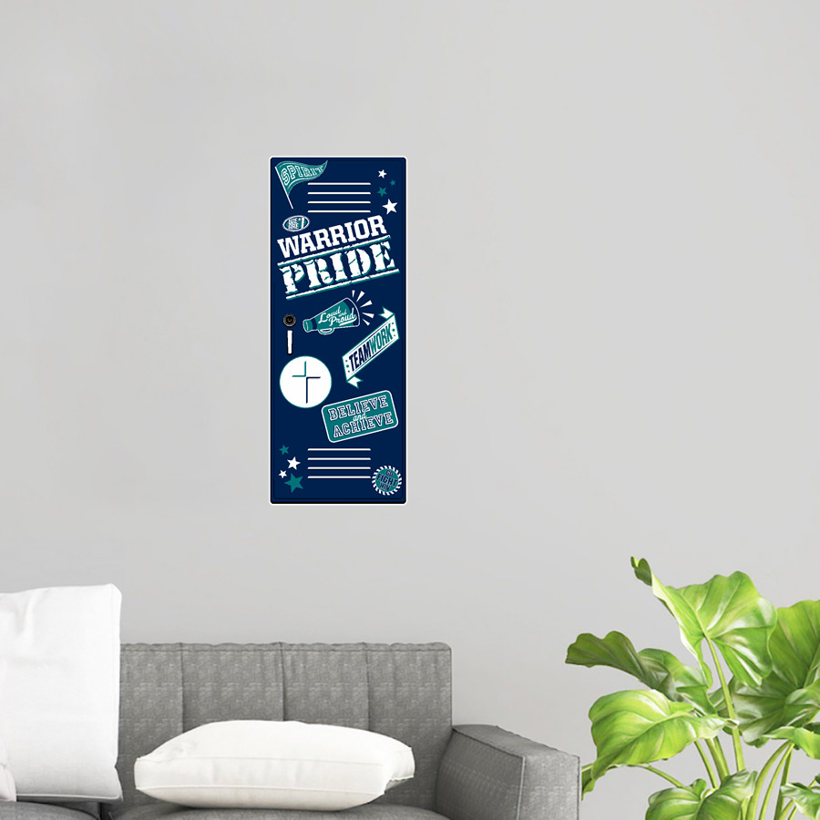 Crosspoint Christian Warriors Wall Decal - Locker