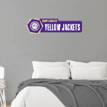 Defiance College Yellow Jackets <span class="pdp-name-mascot">Defiance College Yellow Jackets</span> Wall Decal - Headliner Front Thumbnail