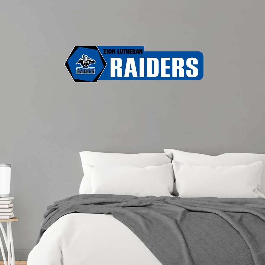 Zion Lutheran Raiders Wall Decal - Headliner