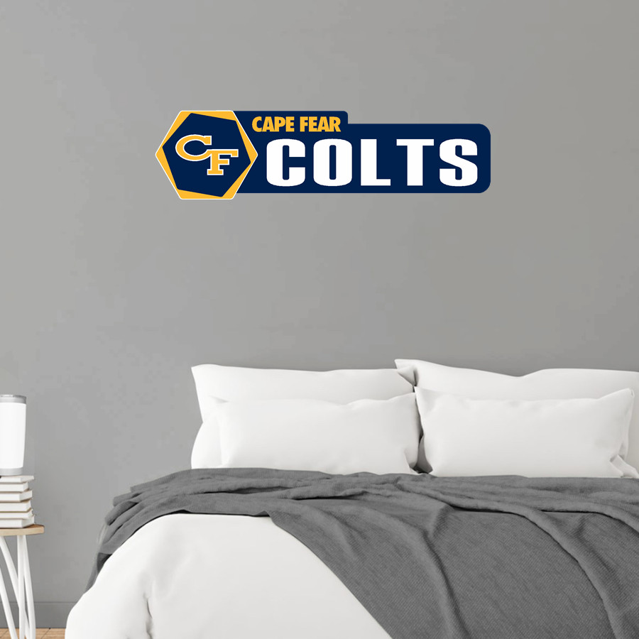 Cape Fear Colts <span class="pdp-name-mascot">Cape Fear Colts</span> Wall Decal - Headliner