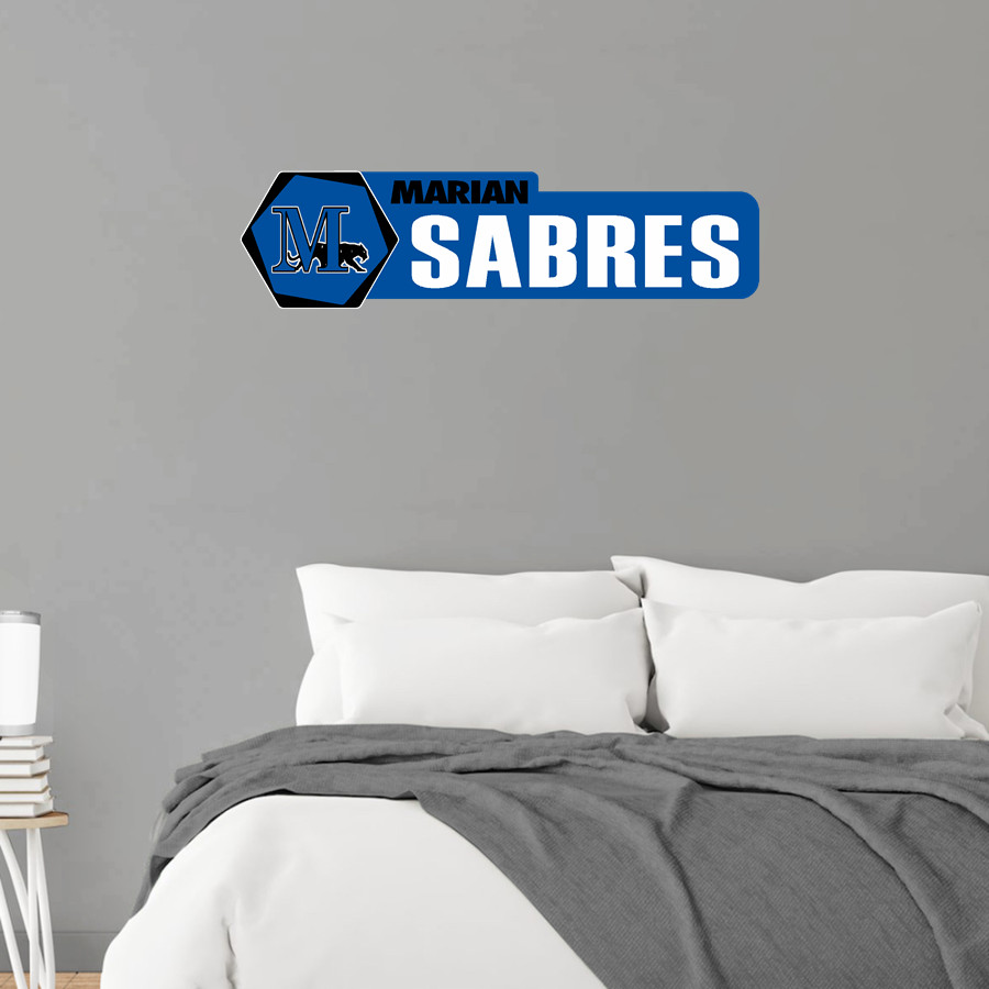 Marian SABRES <span class="pdp-name-mascot">Marian University SABRES</span> Wall Decal - Headliner