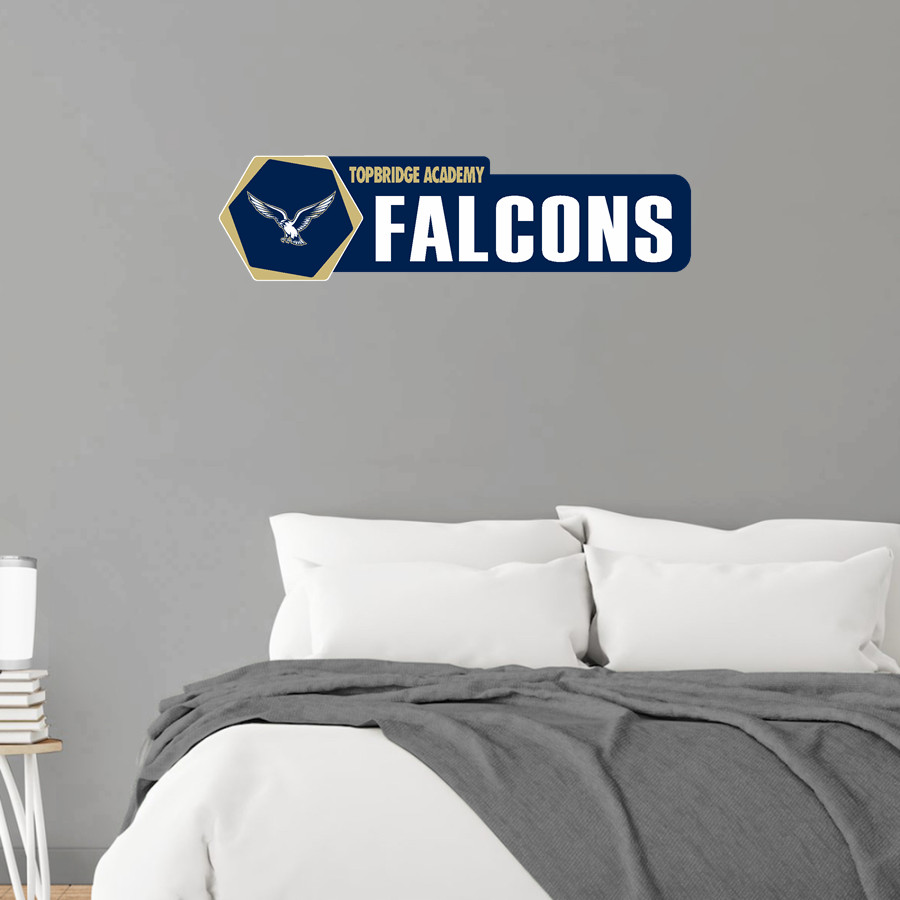 TopBridge Academy Falcons <span class="pdp-name-mascot">TopBridge Academy Falcons</span> Wall Decal - Headliner