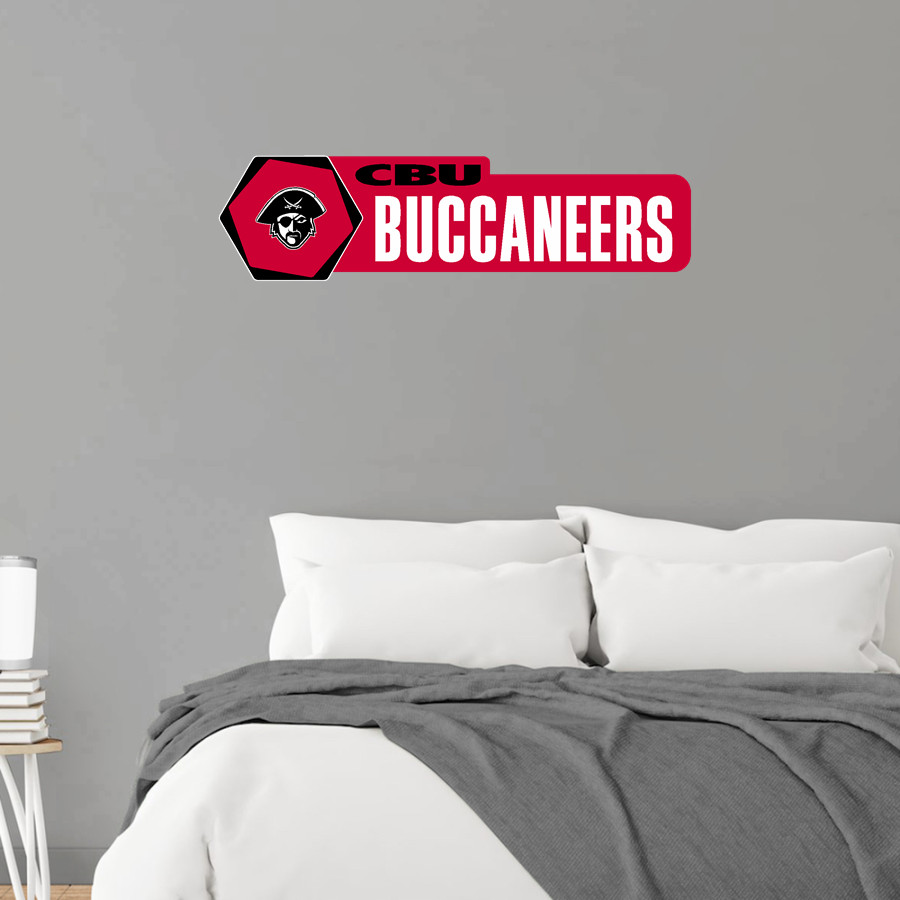CBU Buccaneers <span class="pdp-name-mascot">Christian Brothers Buccaneers</span> Wall Decal - Headliner