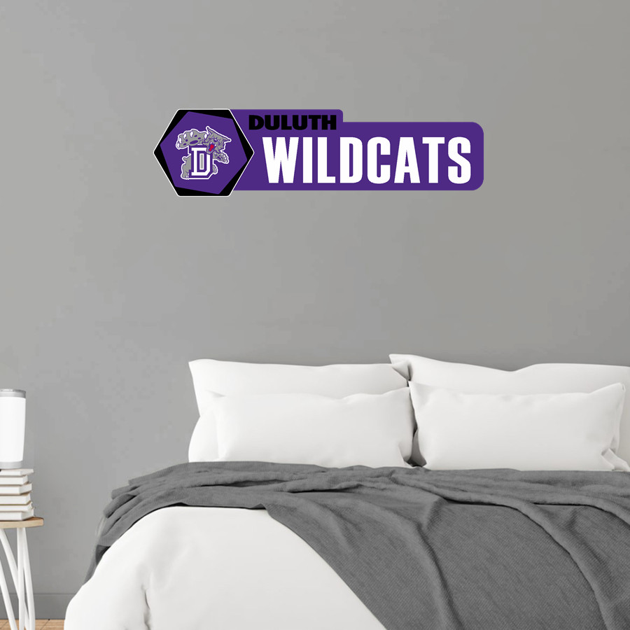 DULUTH HIGH SCHOOL WILDCATS <span class="pdp-name-mascot">DULUTH WILDCATS</span> Wall Decal - Headliner