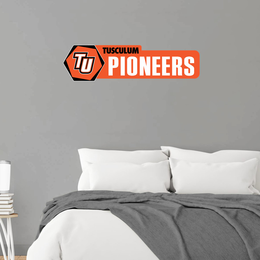 Tusculum University Pioneer Athletics <span class="pdp-name-mascot">TUSCULUM Pioneers</span> Wall Decal - Headliner