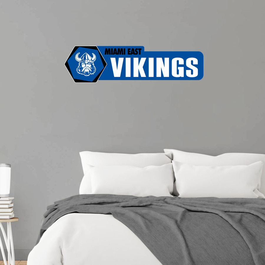 MIAMI EAST HIGH SCHOOL VIKINGS <span class="pdp-name-mascot">MIAMI EAST VIKINGS</span> Wall Decal - Headliner