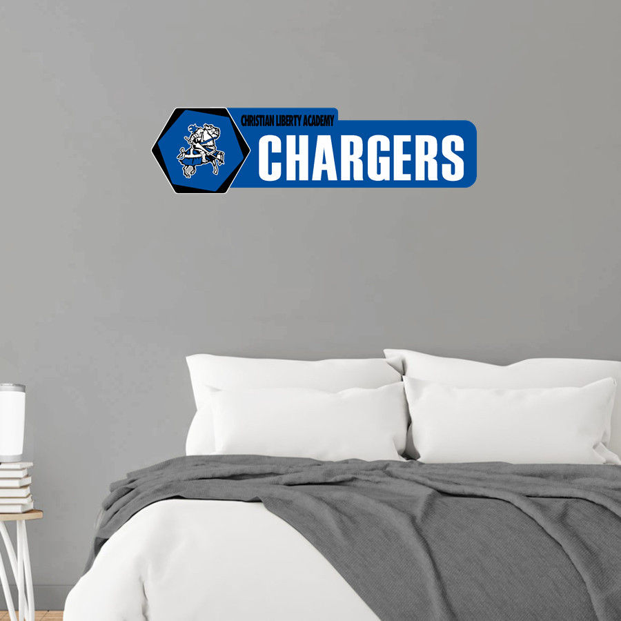 CHRISTIAN LIBERTY ACADEMY CHARGERS <span class="pdp-name-mascot">CHRISTIAN LIBERTY ACADEMY CHARGERS</span> Wall Decal - Headliner