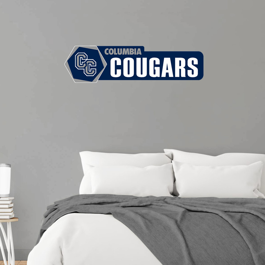 Columbia Cougars <span class="pdp-name-mascot">Columbia Cougars</span> Wall Decal - Headliner