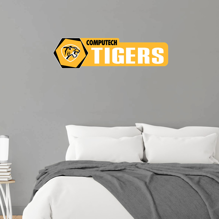 Computech Tigers <span class="pdp-name-mascot">Computech Middle School Tigers</span> Wall Decal - Headliner