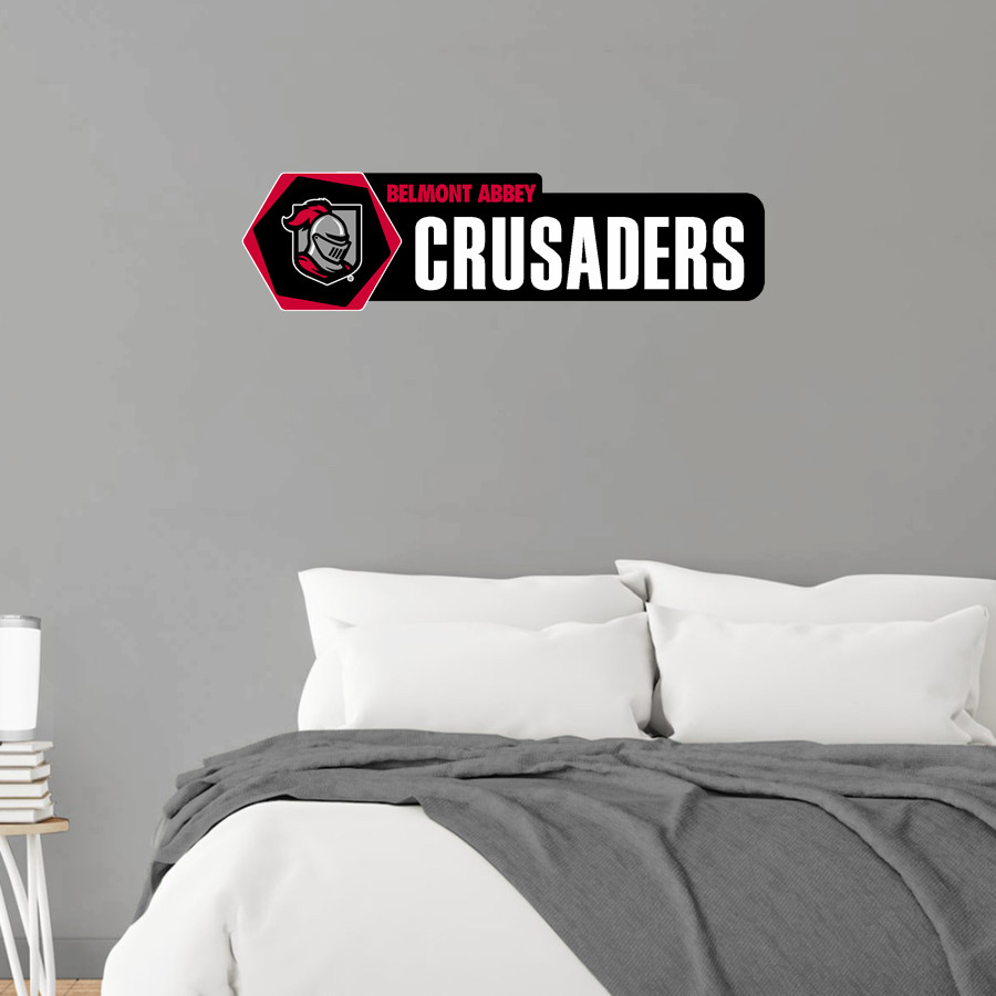 Belmont Abbey College The Official Store of the Crusaders Wall Decal - Headliner
