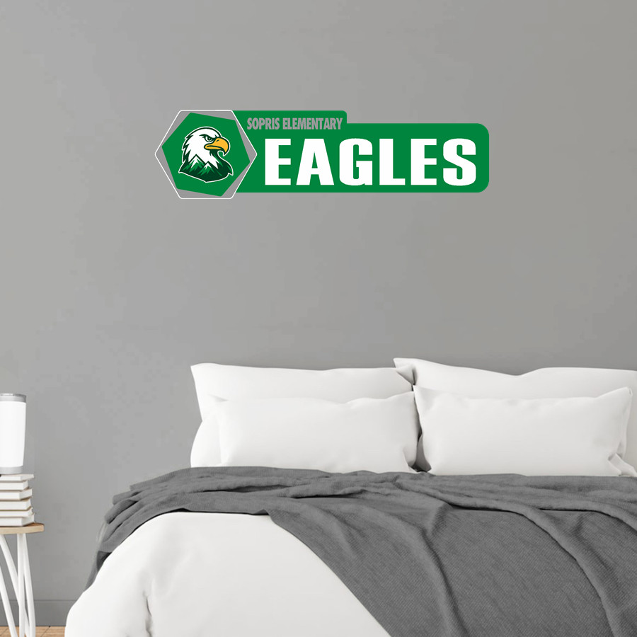Sopris Elementary Eagles Wall Decal - Headliner