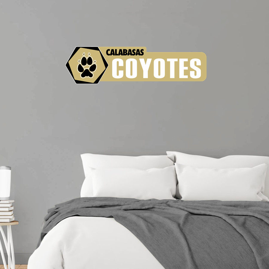 CALABASAS HIGH SCHOOL COYOTES <span class="pdp-name-mascot">CALABASAS COYOTES</span> Wall Decal - Headliner