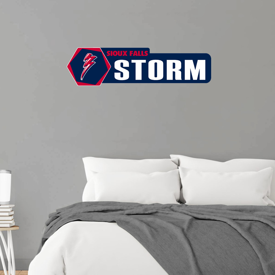 Sioux Falls Storm Storm <span class="pdp-name-mascot">Sioux Falls Storm</span> Wall Decal - Headliner