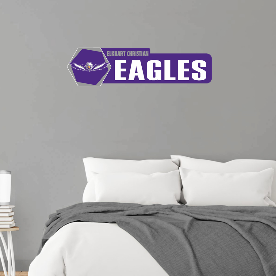Elkhart Christian Eagles <span class="pdp-name-mascot">Elkhart Christian Eagles</span> Wall Decal - Headliner