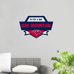 Oak Mountain Eagles Wall Decal - Spirit Crest Front Thumbnail