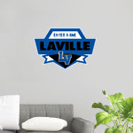 LAVILLE HIGH SCHOOL LANCERS Wall Decal - Spirit Crest Front Thumbnail