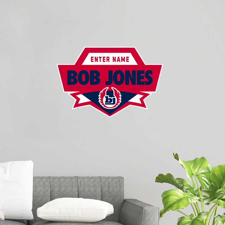 Bob Jones Patriots Wall Decal - Spirit Crest