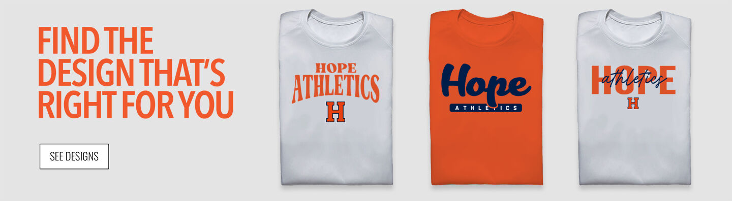 Hope College Online Athletics Store Find the Design That's Right For You - Single Banner