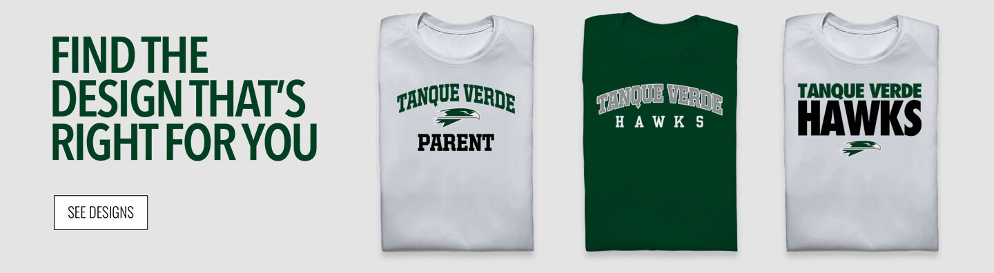 TANQUE VERDE HIGH SCHOOL HAWKS Find the Design That's Right For You - Single Banner