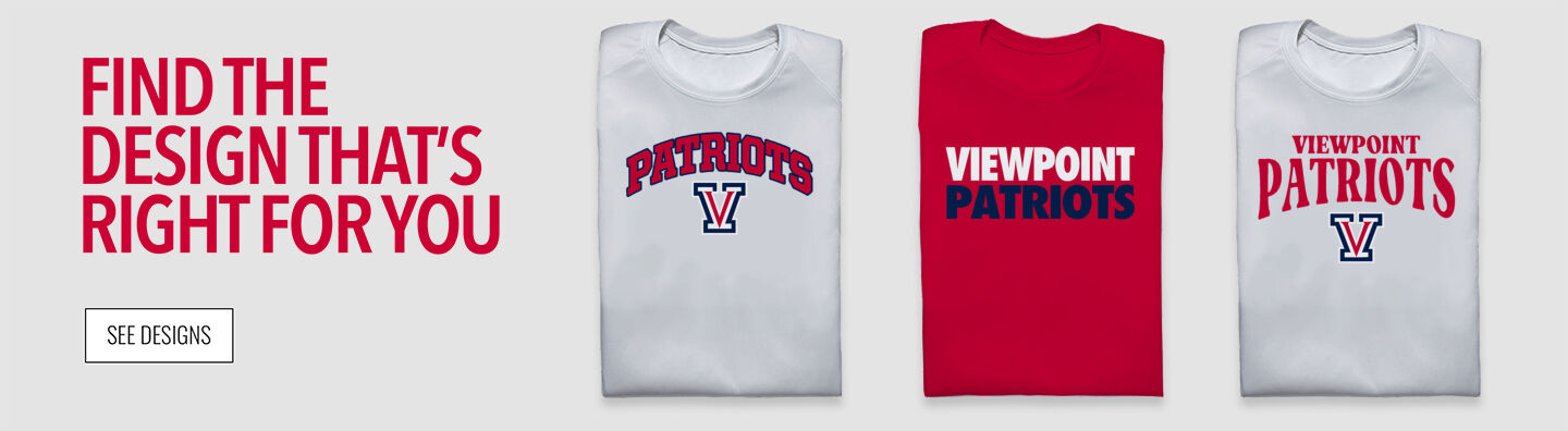 VIEWPOINT Patriots Official Online Store Find Your Design Banner