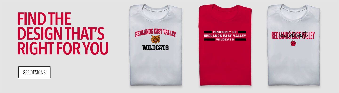 REDLANDS EAST VALLEY HIGH SCHOOL WILDCATS Find the Design That's Right For You - Single Banner