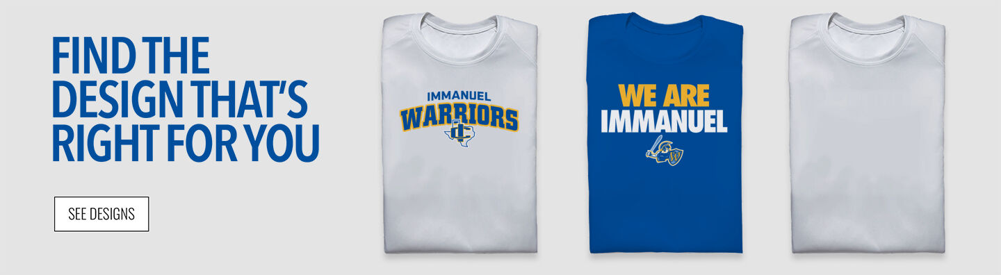 IMMANUEL CHRISTIAN SCHOOL WARRIORS Find the Design That's Right For You - Single Banner