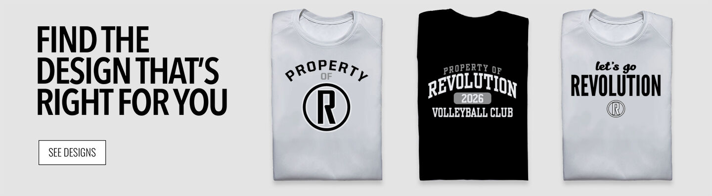 Revolution Volleyball Club Find the Design That's Right For You - Single Banner