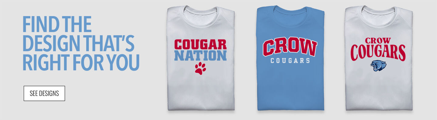 CROW HIGH SCHOOL Cougars Online Store Find the Design That's Right For You - Single Banner