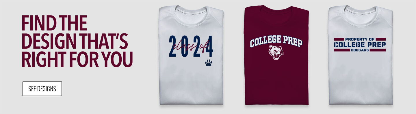 College Prep Cougars Find Your Design Banner