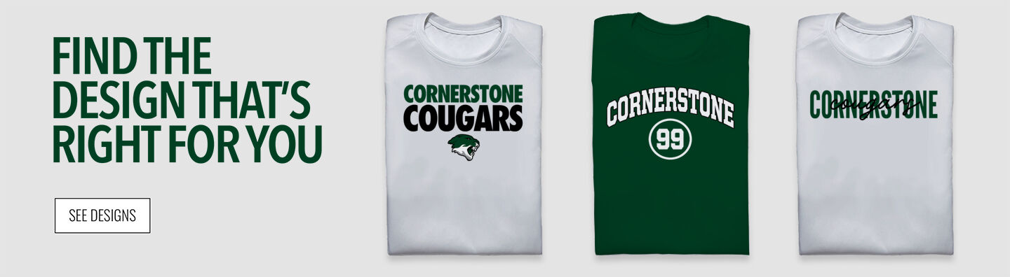 Cornerstone Cougars Find the Design That's Right For You - Single Banner