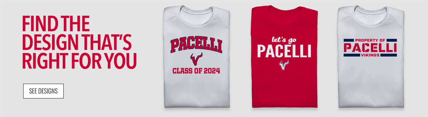 PACELLI VIKINGS The Official Online Store Find Your Design Banner