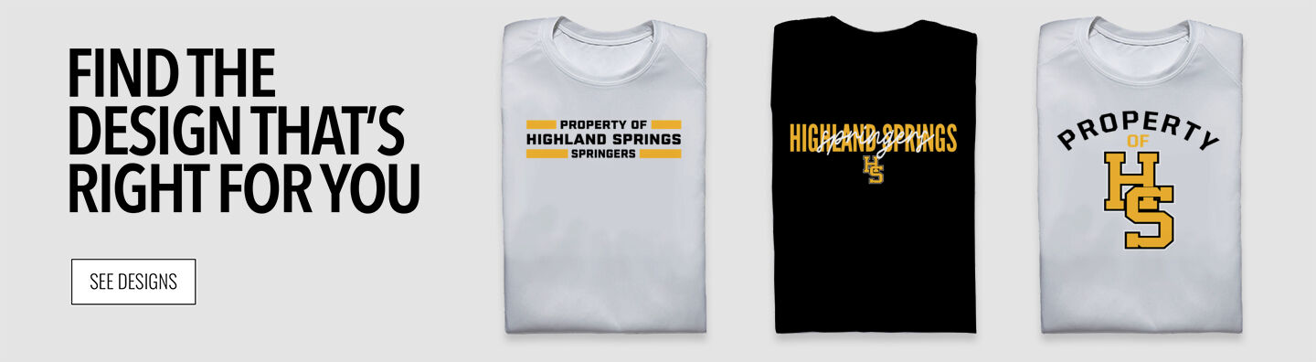 HIGHLAND SPRINGS HIGH SCHOOL SPRINGERS Find the Design That's Right For You - Single Banner