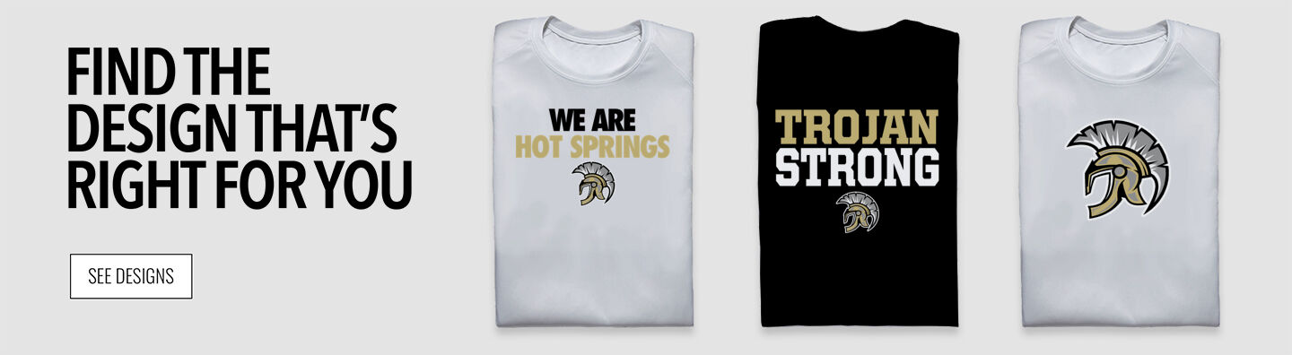 HOT SPRINGS HIGH SCHOOL TROJANS Find the Design That's Right For You - Single Banner