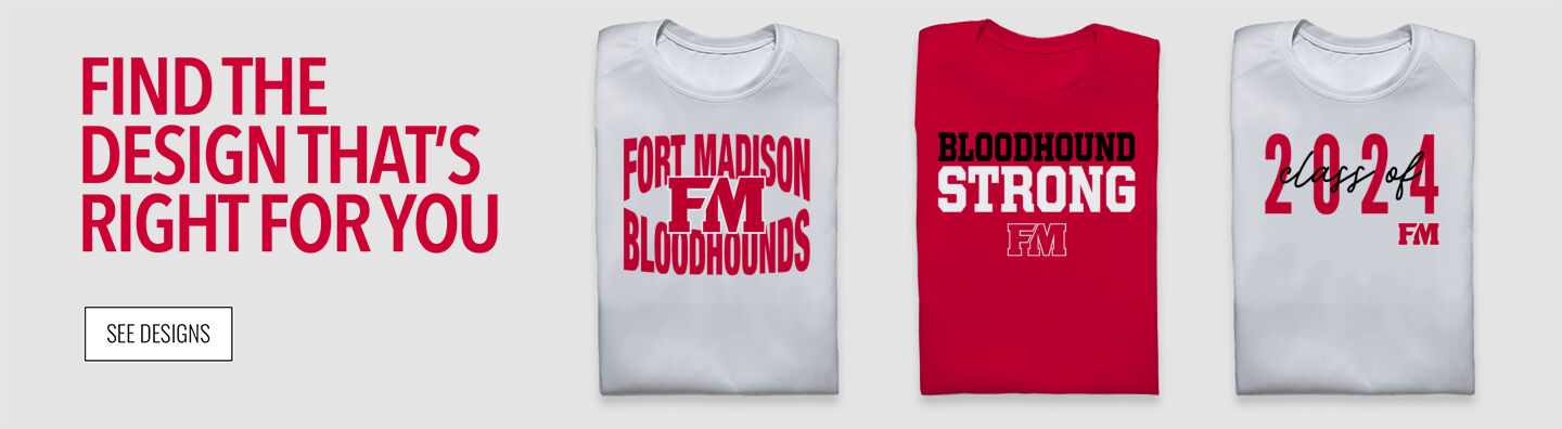 FORT MADISON BLOODHOUNDS Find the Design That's Right For You - Single Banner
