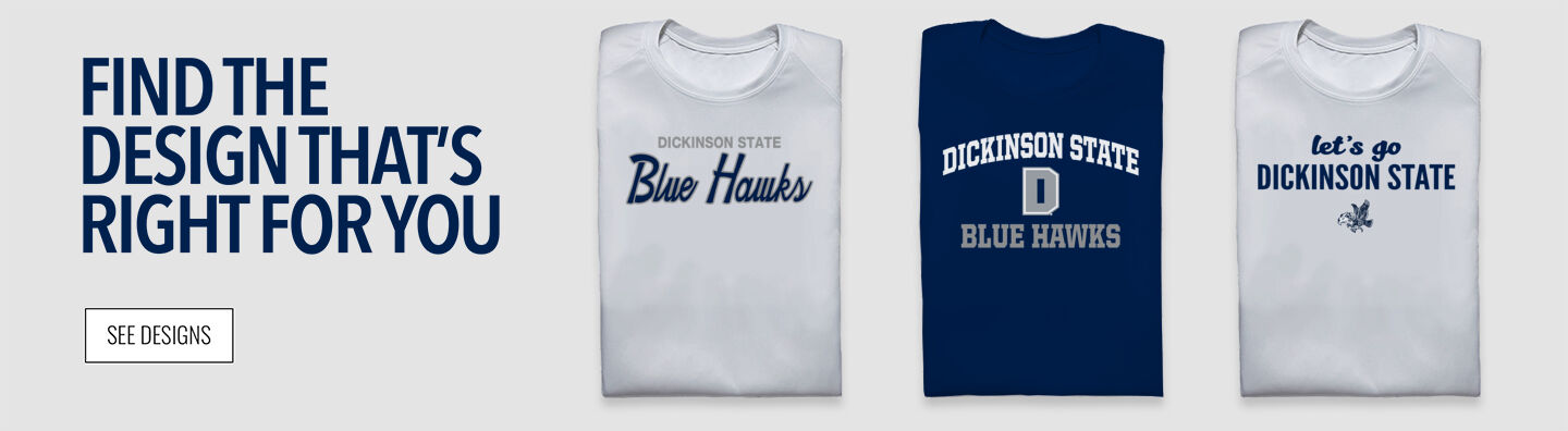 Dickinson State Blue Hawks Find the Design That's Right For You - Single Banner