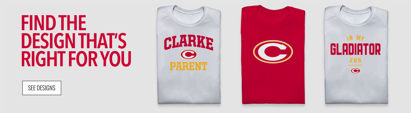 CLARKE CENTRAL HIGH SCHOOL GLADIATORS Find the Design That's Right For You - Single Banner