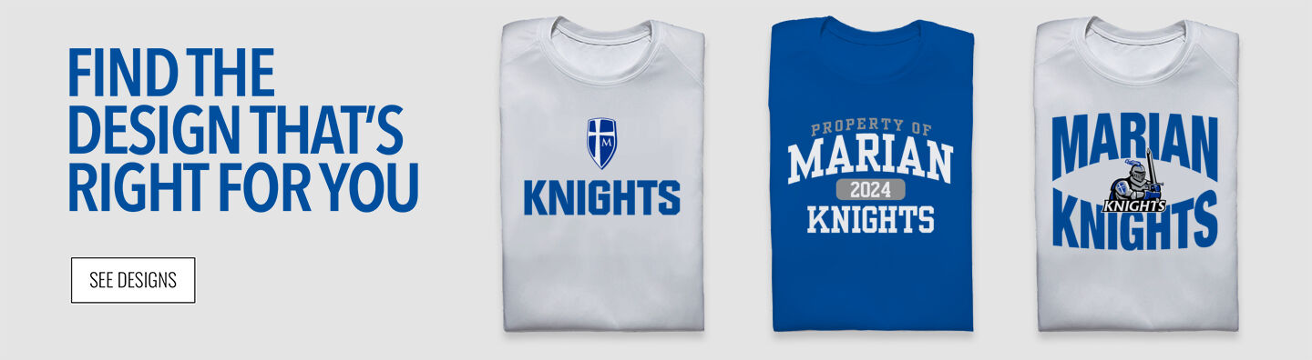 Marian Knights Find Your Design Banner