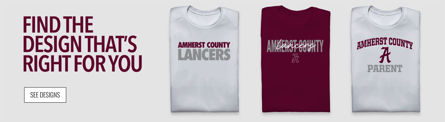 AMHERST COUNTY HIGH SCHOOL LANCERS Find the Design That's Right For You - Single Banner