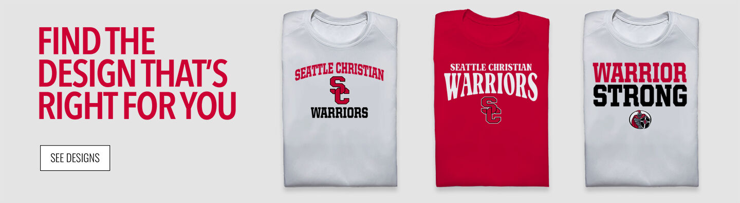 SEATTLE CHRISTIAN SCHOOL WARRIORS Find the Design That's Right For You - Single Banner