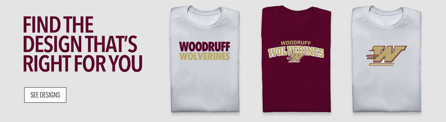 WOODRUFF HIGH SCHOOL WOLVERINES Find the Design That's Right For You - Single Banner