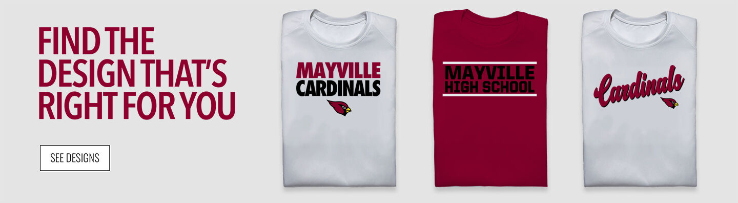 MAYVILLE HIGH SCHOOL CARDINALS Find the Design That's Right For You - Single Banner