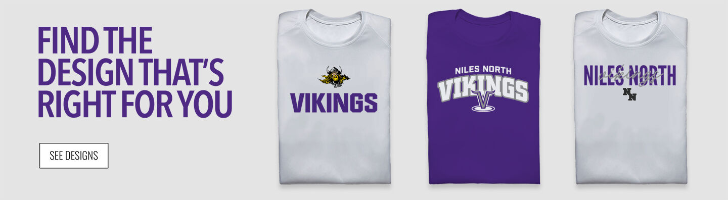 Niles North Vikings Find the Design That's Right For You - Single Banner