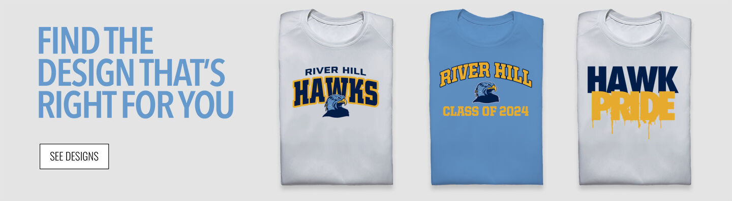 RIVER HILL HIGH SCHOOL HAWKS Find the Design That's Right For You - Single Banner
