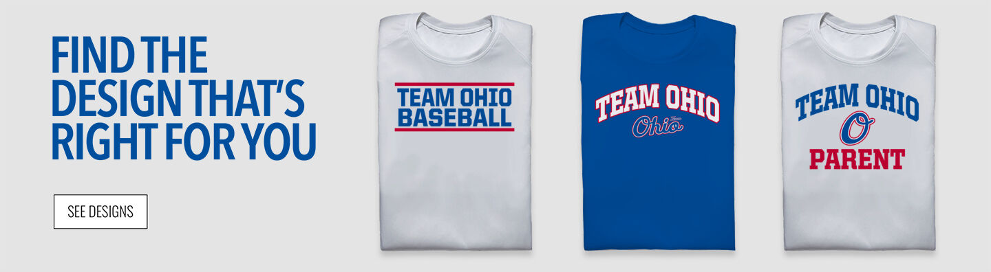 Team Ohio Baseball Baseball Find the Design That's Right For You - Single Banner