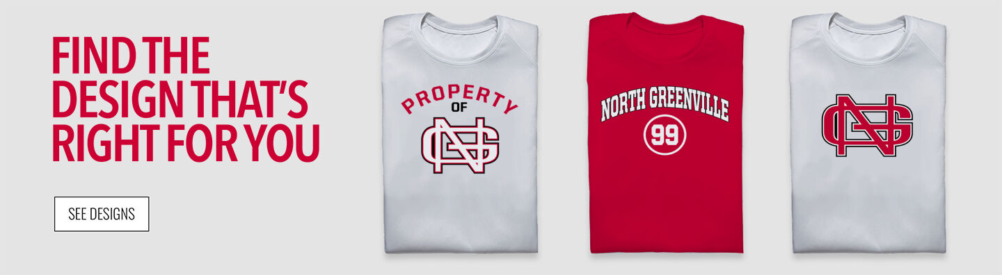North Greenville University The Official Store of the Crusaders Find the Design That's Right For You - Single Banner