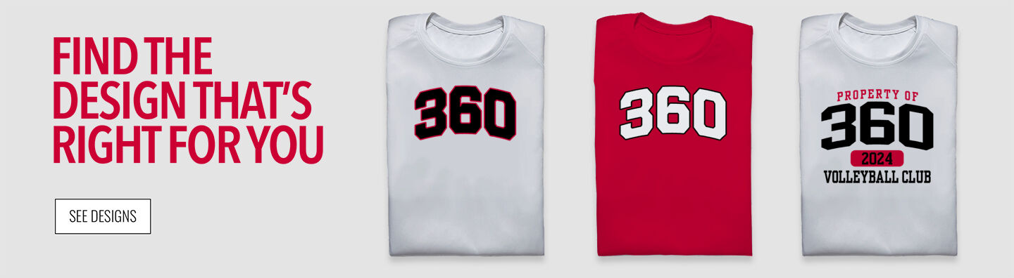 360 Volleyball Club The Official Online Store Find Your Design Banner