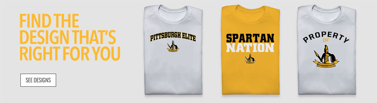 Pittsburgh Elite Spartans Online Store Find the Design That's Right For You - Single Banner