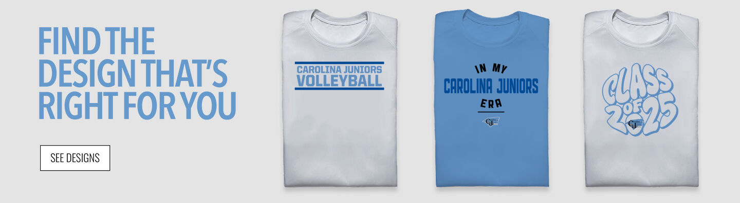 Carolina Juniors Online Store Find the Design That's Right For You - Single Banner